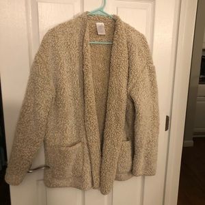 Fleece cardigan